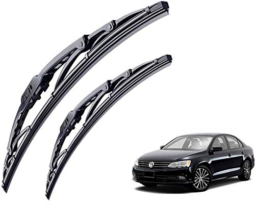Image of WolkomHome High Performance OE Car Wiper Blade Replacement set of 2 Pc Right 24 inch Left 19 inch for Volkswagen Jetta Type-2
