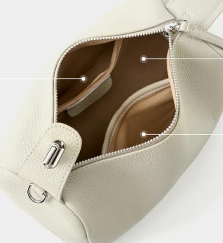 Genuine Leather Crescent Purses for Women Slouchy Crossbody Purse Soft Shoulder Bag Satchel Handbag with Adjustable Strap4