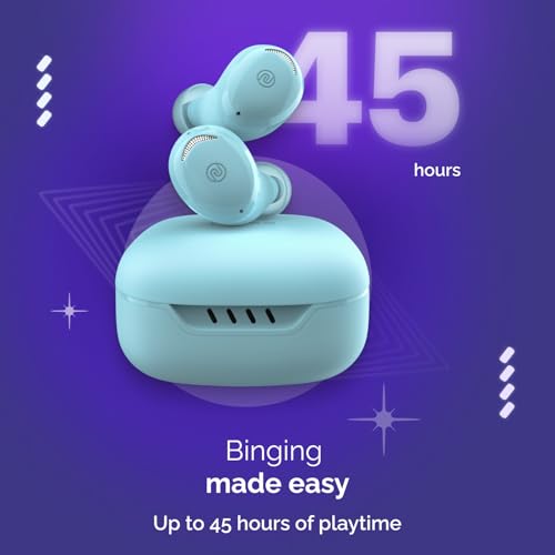 Image of Noise Buds Trance in-Ear Truly Wireless Earbuds with 45H of Playtime, Low Latency(up to 40 ms), Instacharge(10 min=200 min), BT v5.3(True Blue)