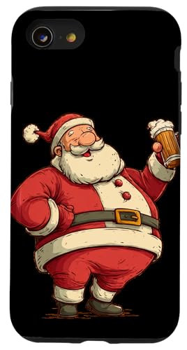 �N�[���ȃT���^�͂��j���̃N���X�}�X�Ƀr�[������D���ł� �X�}�z�P�[�X iPhone SE (2020) / 7 / 8 �p