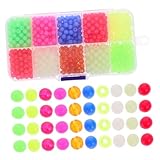 KOMBIUDA 1000個発光釣りビーズ 釣り糸ビーズ シンカー ルアー釣り用具アクセサリー