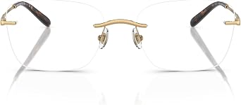 Brooks Brothers Mens Bb1107t Titanium Rectangular Prescription Eyewear Frames