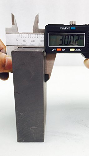 Otoolworld 100X100X30 99.9% Purity Graphite Ingot Block Edm Graphite Plate Milling Surface thumb #2