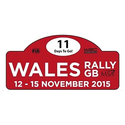 PEGATINEA Fia WRC Rallye Wall Sticker 2015 PR349 Walls Rally GB