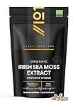 Organic Irish Sea Moss Extract 15,000mg - High Strength 25:1 Extract - 90 Vegan Capsules - Resealable and Recyclable Pouch by Alpha01