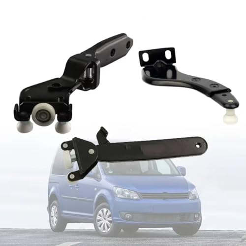 Juego de bisagras guía para puerta corrediza de coche repara cierres defectuosos en VW Caddy III 3
