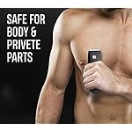 The Brandsen Body Hair Trimmer for Men with Extra Ceramic Blade, Ball Trimmer, Electric Below The Belt Shaver, Back…