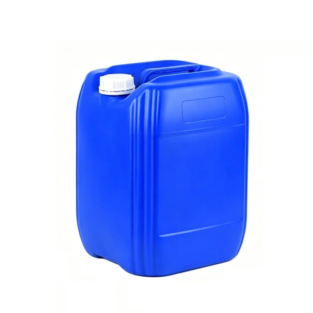 Gzhervices Blue Shipping Barrel, Plastic Drum With Lid, Stackable Hdpe Storage Can, Wide Temperature Airtight Container For Farm, Garage, Laboratory Transport