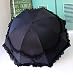 XKUN Parapluie Femmes Soleil Dentelle Parapluie Pliante Parapluie UV Princesse Décoration Ombrello-D