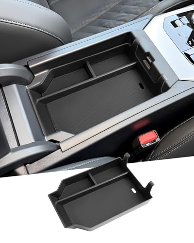 LFOTPP Kompatibel mit X3 G45 2025 2026 Mittelkonsole Aufbewahrungsbox, X3 G45 Armlehne Organizer Tray Mittelarmlehne Handschuhfach, X3 2025 Zubehör Storage Box (Schwarz)