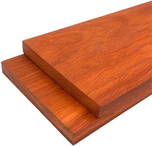 Barrington Hardwoods Padauk Lumber Board - 3/4" x 5" (2 Pieces) (3/4" x 5" x 12")