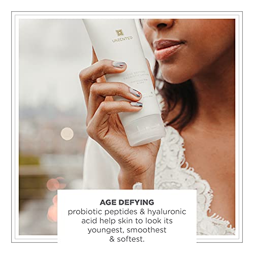 Zents Age Defying Probiotic Lotion (Unzented Fragrance) Anti-Aging Body And Hand Cream With Organic Shea Butter & Hyaluronic Acid, 6.4 Fl Oz #TOP1