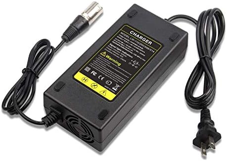 TREE.NB 110W 54.6V 2A XLR Lithium Battery Charger for Electric Bike Mobility Scooter 48V Lithium Battery Charger XLR Connector TREE.NB 110W 54.6V 2A XLR Lithium Battery Charger for Electric Bike Mobility Scooter 48V Lithium Battery Charger XLR Connector