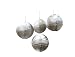 Chinese Paper Lanterns, Silver, 12" Inch Diameter - by Playscene (Pack of 6) (Silver)