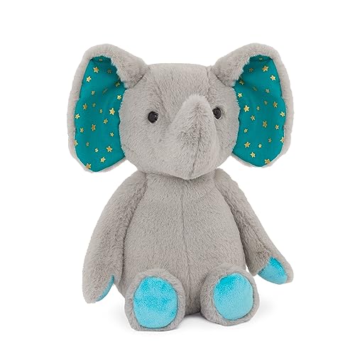 B. toys – Plush Elephant Doll – Stuffed Animal Toy – Soft & Cuddly for All Ages – Machine Washable – Newborn + – Moony Miles