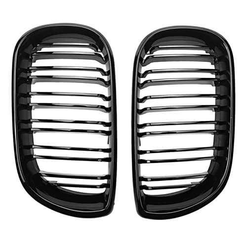 Parrilla delantera de doble listón para BMW Serie 3 E46 de 4 puertas (modelos 2002 a 2005)