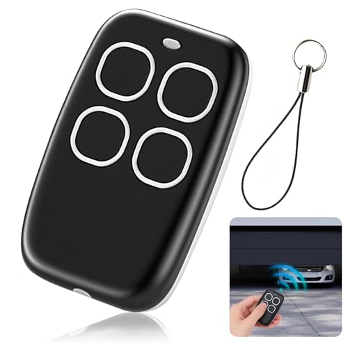 Mando a Distancia Universal, Mando a Distancia 4 En 1 de 433 MHz, Programador de Aprendizaje Automático con Lista de Compatibilidad, Apto para Puertas de Garaje y Sistemas de Automatización.