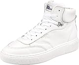 Glatter Stoff BULLBOXER Damen Sneaker high weiß 39 (39)