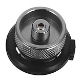 SOPOTUTU Leichter Gasflaschenadapter Campingkocher Konverterkopf aus Aluminiumlegierung für Effiziente Gasnutzung Verschleißfestes Design und Langlebig für Wandern und Outdoor Aktivitäten