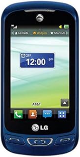 LG Xpression C410 Qwerty Keyboard Slider Cellphone GSM Unlocked - Blue