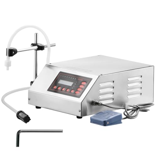 VEVOR Máquina de llenado de líquidos 2-3500ml GFK-160 Máquina de llenado de líquidos Bomba de control digital Máquina de llenado de líquidos Máquina automática de llenado de líquidos