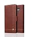 Samsung Note 9 Case,Galaxy Note 9 Wallet Case,FLYEE Ultra Thin Slim Folio Cover PU Leather Magnetic Protective Cover with Credit Card Slots, Cash Pocket,Stand Holder for Samsung Galaxy Note 9 Brown