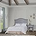Evolur Cheyenne 5 in 1 Full Panel Convertible Crib in Storm Grey, JPMA & Greenguard Gold Certified, Crafted Out of kiln-Dried Hardwood, Features a high-Arch headboard & 3 Mattress Height Settings