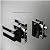 Front Door Lock Set Exterior Door Lock Set,Door Handle with Single Cylinder Deadbolt Lock,Keyed Alike Door Locks for Front Door(Matte Black,1Pack Set)