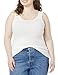 Amazon Essentials Women's Plus Size Tank Top, Pack of 2, White, 4X