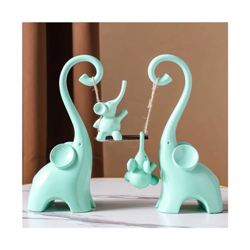 Décoration de bureau éléphant en or haut de gamme pour intérieur chic