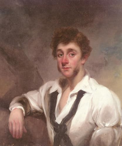 Impression sur toile George Chinnery portrait d'un gentilhomme peinture moderne salon
