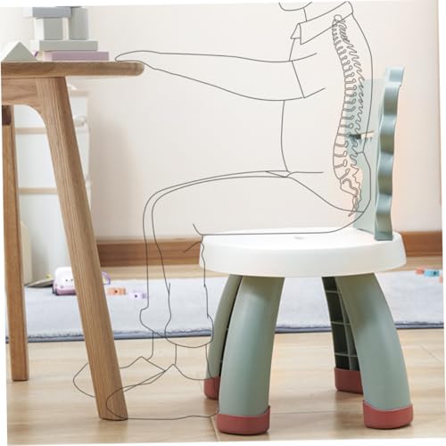 Chaise dinosaure dossier ergonomique STOBAZA verte - 3