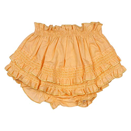 Image of GURU KRIPA BABY PRODUCTS Presents Cotton Fabric Back Frill Panty for Baby Girl Inner Wear Drawer /Bloomer Underwear Brief Girl Casual Nikker for Baby Girls Pack of 6Pcs