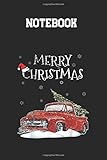 harley davidson truck 2019  Notebook: Red Vintage Truck Retro Christmas Tree Pickup Xmas Holidays Design College Ruled Lined Notebook  120 Pages Perfect Funny Gift Journal  Diary Size 6 x 9