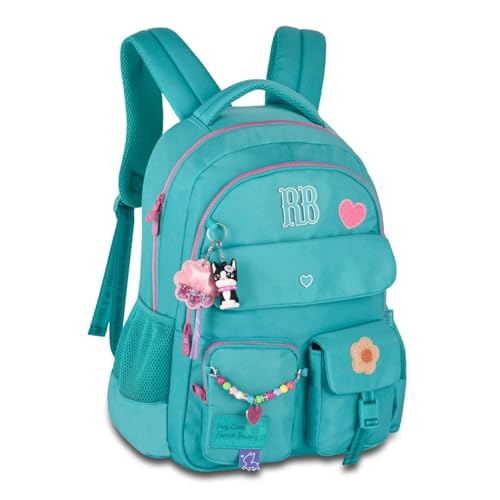 Mochila de Costas Rebecca Bonbon Soft Miçangas RB24593 Nylon (Verde)