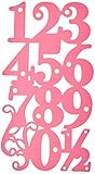 Marianne Design Collectables Elegant Numbers, 20.1 x 9.4 x 0.2 cm, Pink