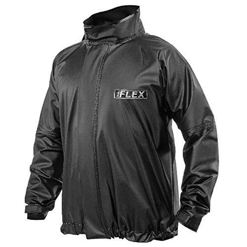 Capa Roupa Chuva Delta Flex Pvc Preta Moto Motoqueiro (gg)