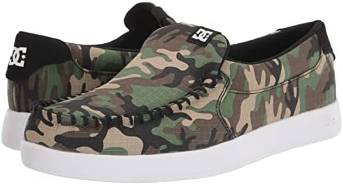 DC Men's Villain 2 Casual Slip On Skate Shoe Slipper, Military CAMO, 10.5 | Image 6