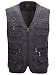 Alipolo Summer Men's Mesh Fly Fishing Vest,Men Fast Dry Mesh Vest, Sleeveless Jacket Dark Grey US XL/Label 3XL