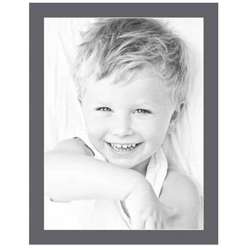 18x24 Granite/Mountain Grey Custom Mat for Picture Frame with 14x20 Opening Size (Mat Only, Frame NOT Included) - 3 Pack