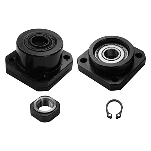 Soporte FK12 FF12 con rodamiento de alta precisión para husillo CNC 1605