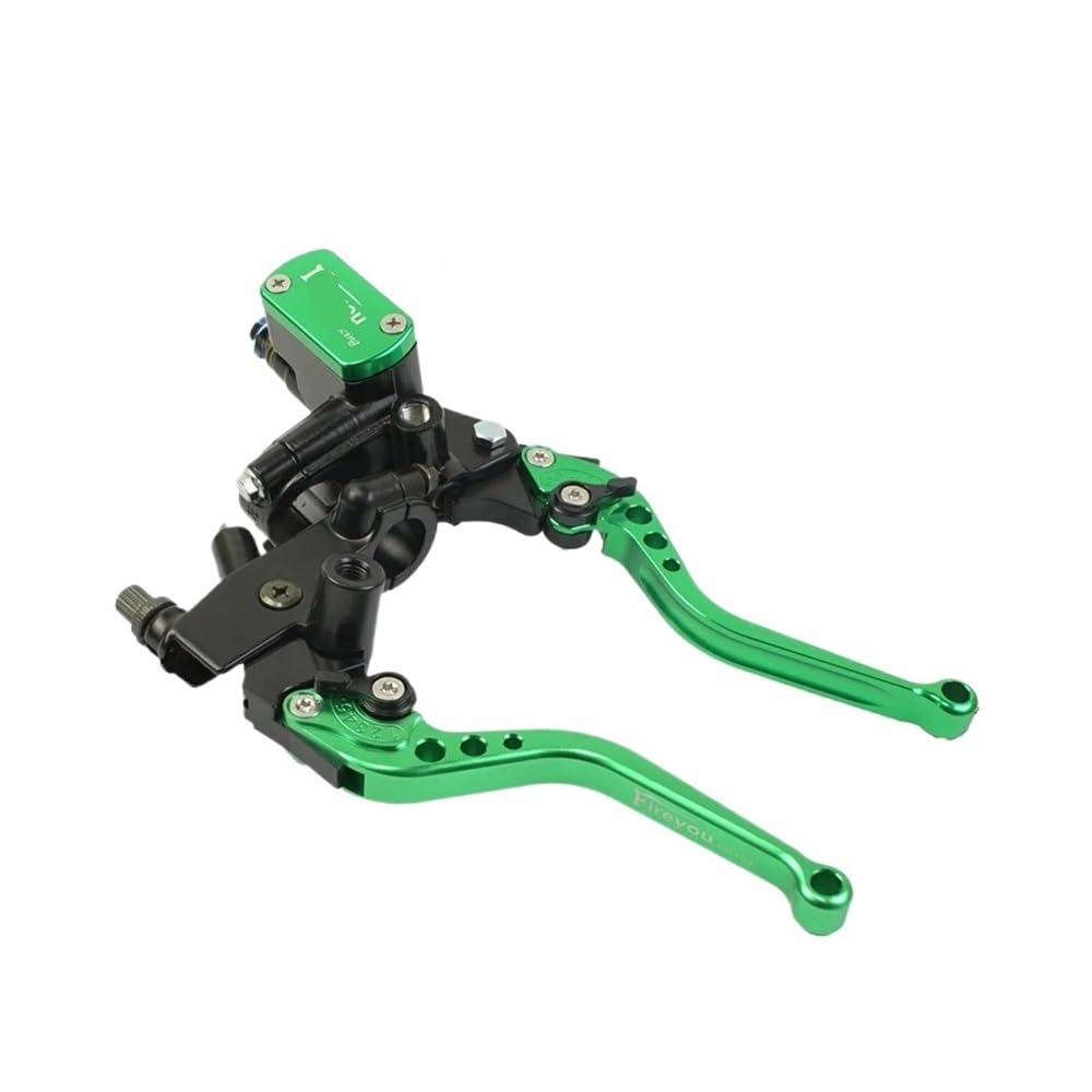 Dagmara Green Drum Brake Cable Clutch Line Master Cylinder Lever Set Universal For For 22Mm Motorbike Accessories