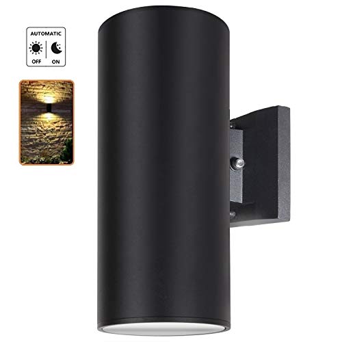 New Arrivals Dusk to Dawn Sensor Outdoor Wall Sconce, ZUUKOLE Exterior Lighting - ETL Listed, Die-Casting Aluminum Waterproof Wall Mount Cylinder Design - Up Down Light Fixture for Porch, Garage, Garden and Patio Black Friday - 40% OFF Dusk to Dawn Sensor Outdoor Wall Sconce, ZUUKOLE Exterior Lighting - ETL Listed, Die-Casting Aluminum Waterproof Wall Mount Cylinder Design - Up Down Light Fixture for Porch, Garage, Garden and Patio