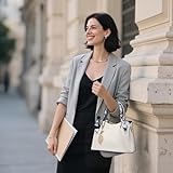 FOLOVEYA Bolsos de Mujer Elegante Bolsos de Mano Moda Colgante de...