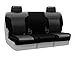 Coverking Custom Fit Front 40/20/40 Seat Cover for Select Chevrolet Tahoe Models - Premium Leatherette 2-Tone (Charcoal Gray with Black Sides)