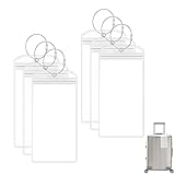 6 pièces Étiquettes à Bagages pour Croisières, Porte étiquettes de Bagage de Croisière pou...