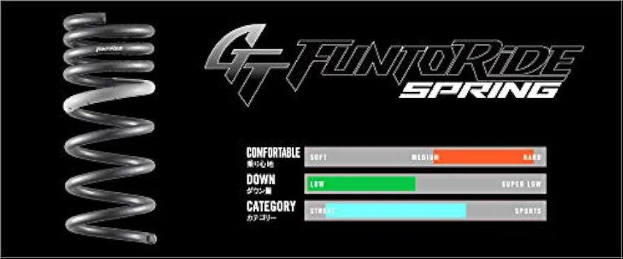 シビック FK7 GT FUNTORIDE SPRING 1台分セット シビック FK7 ダウンサス 1台分 タナベ GTファントライド