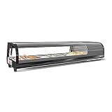KoolMore 60 in. Glass Sushi Display Case Refrigerator ETL Li...