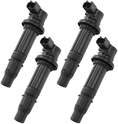 4PCS ARKAUTO MOTORCYCLE IGNITION COIL F6T558 5VY-82310-00-00 5SL-82310-00-00 5PW-82310-00-00 39P823101000 FOR YAMAHA Vmax 1700 FZ1 FZS1 YZF-R1 YZF-R6 YZF-R6S MT-07 1WS R1 YZF-R1 R6 RJ15 Bj FZ8
