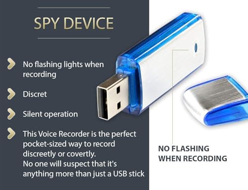Image of SECURINNOV 8GB USB Voice Recorder 8GB Inbuilt | Clear Voice Audio Recording Pen Drive | Easy Slide-to-Record | OTG Support for Mobile Playback | Compact Recorder for Classes, Office & Everyday Notes